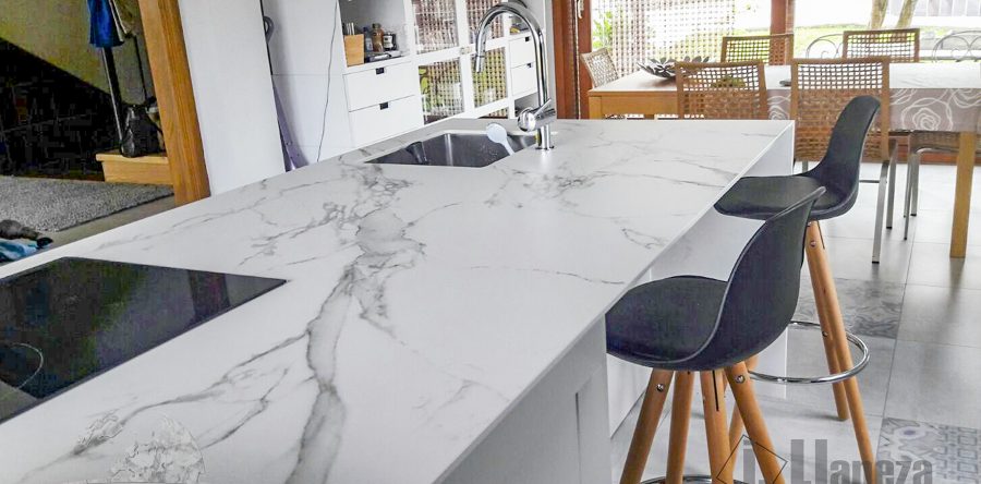 Encimera en porcelánico Dekton Aura