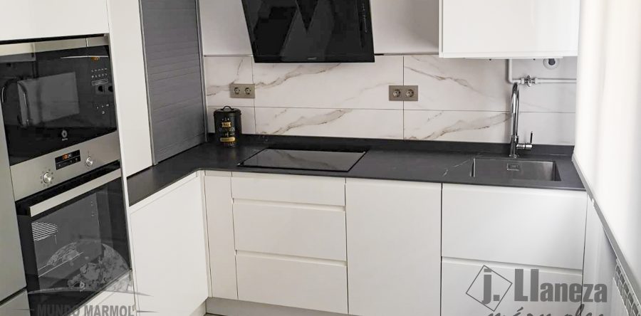 Encimera en Negro marquina